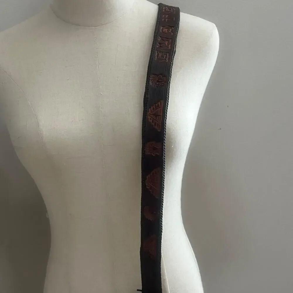 Guatemala leather belt size 38